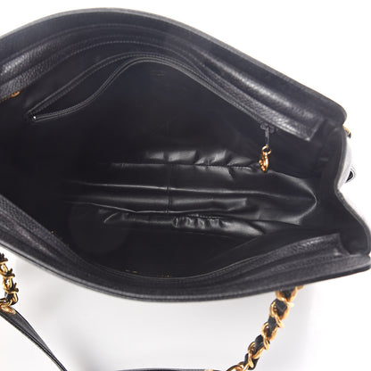 Chanel Caviar CC Shoulder Bag Black 5 of 10