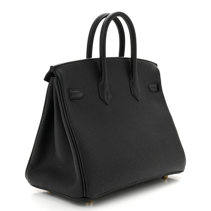 Hermes Togo Birkin 25 Black 3 of 11