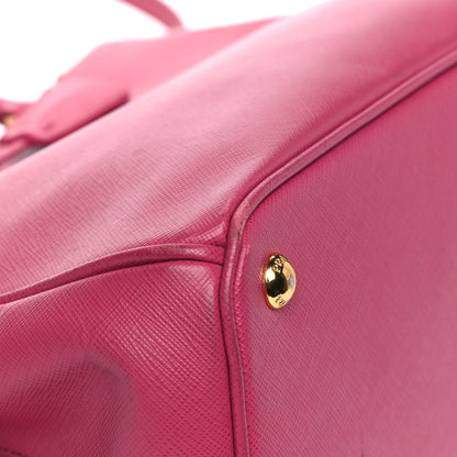 Prada Saffiano Large Galleria Double Zip Tote Peonia 7 of 14
