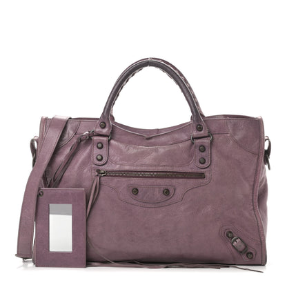 Balenciaga Agneau Classic Hardware City Murier 1 of 19