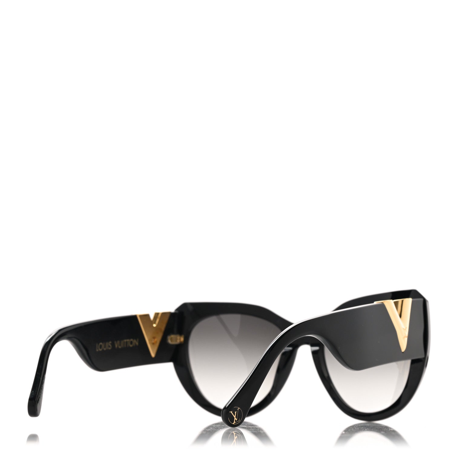 Louis Vuitton Acetate My Fair Lady Sunglasses Z0902W Black 4 of 9