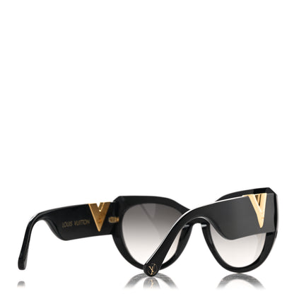 Louis Vuitton Acetate My Fair Lady Sunglasses Z0902W Black 4 of 9