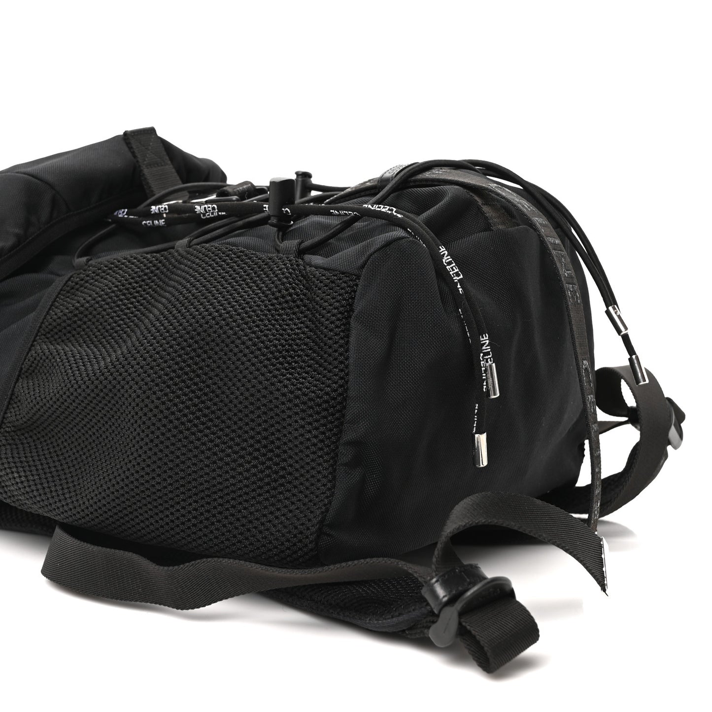 Gabardine Logo Web Trekking Medium Backpack Black