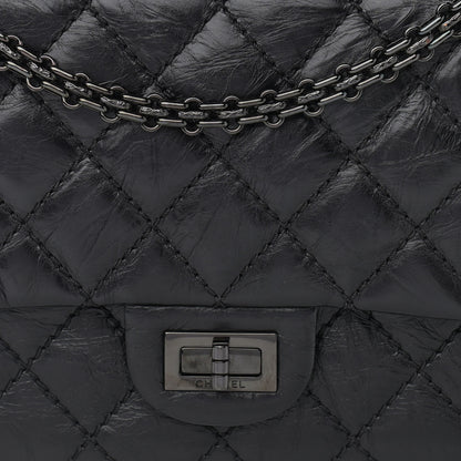 Chanel Aged Calfskin Quilted 2.55 Reissue 226 Flap So Black 8 of 10