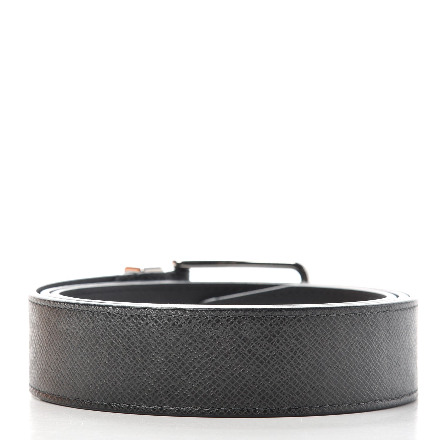Louis Vuitton Taiga 35mm Pont Neuf Belt 110 44 Ardoise 2 of 9