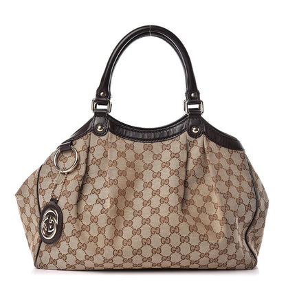 Gucci Monogram Medium Sukey Tote Dark Brown 1 of 16