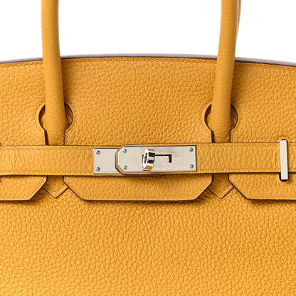 Hermes Togo BIRKIN 30 Jaune Ambre 7 of 9