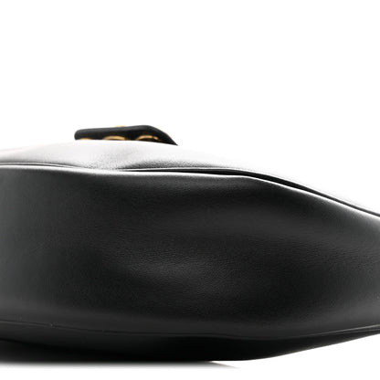 Celine Smooth Calfskin Medium Strap Ava Triomphe Shoulder Bag Black 9 of 9