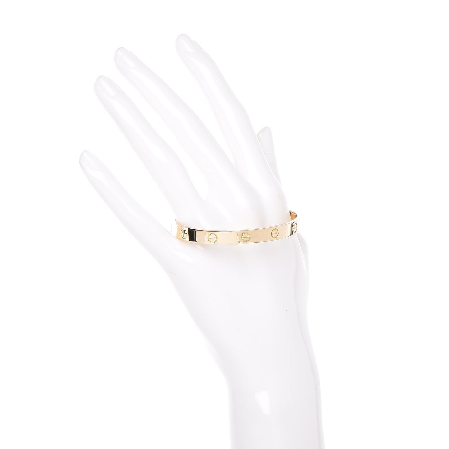 18K Yellow Gold LOVE Bracelet 17
