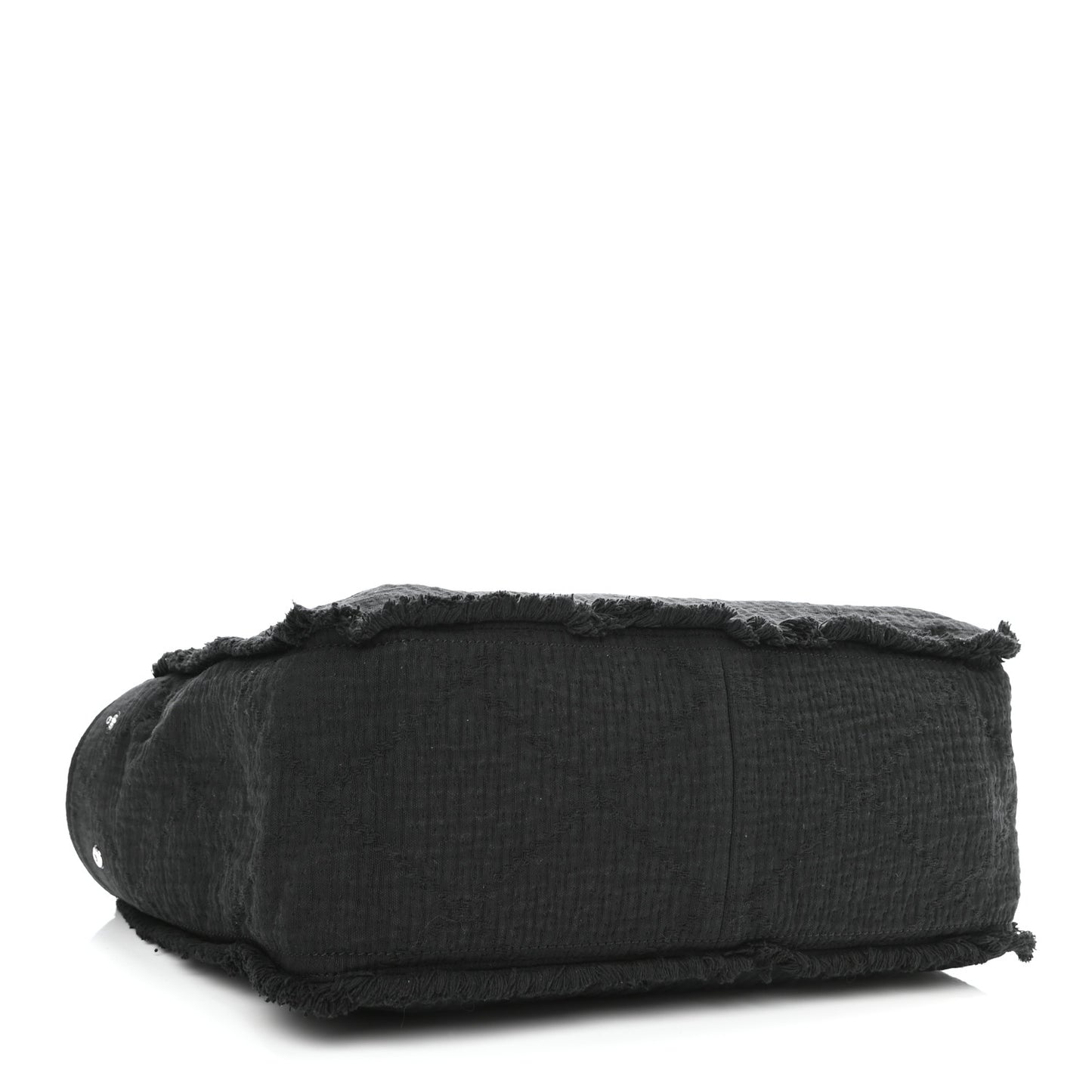 Canvas Extra Large Double Face Shopping Tote Black