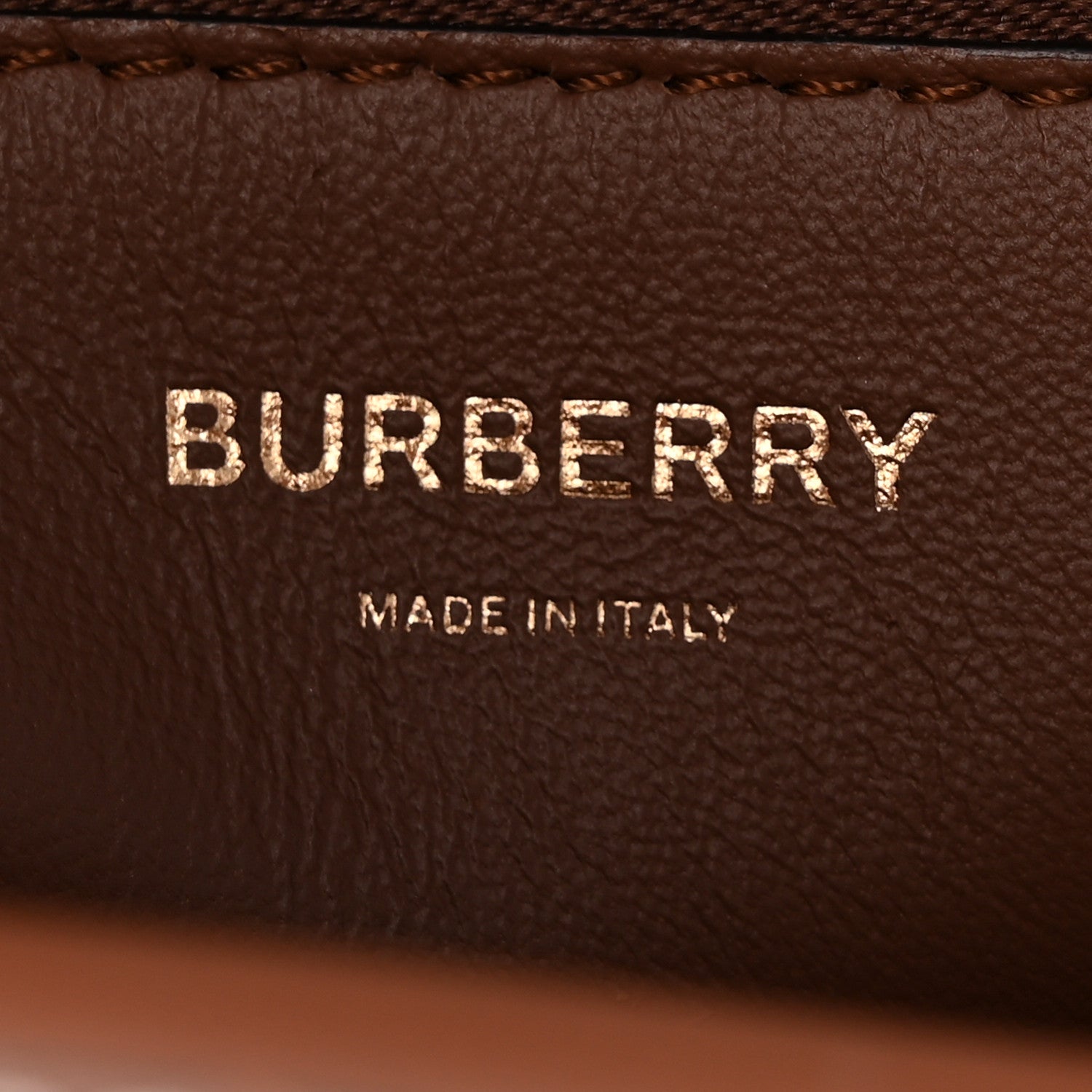 Burberry Smooth Calfskin Mini Pocket Bag Malt Brown 6 of 10