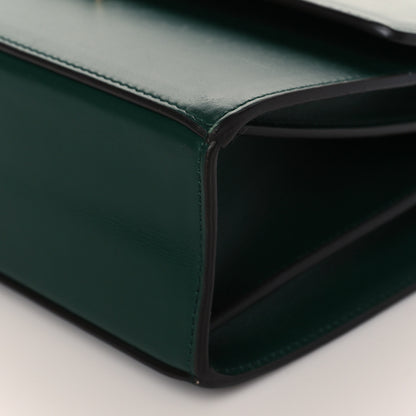 Gucci Grainy Calfskin Small Zumi Shoulder Bag Vintage Green 10 of 12