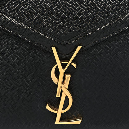 Saint Laurent Grain de Poudre Mini Classic Monogram Cassandra Top Handle Black 7 of 10