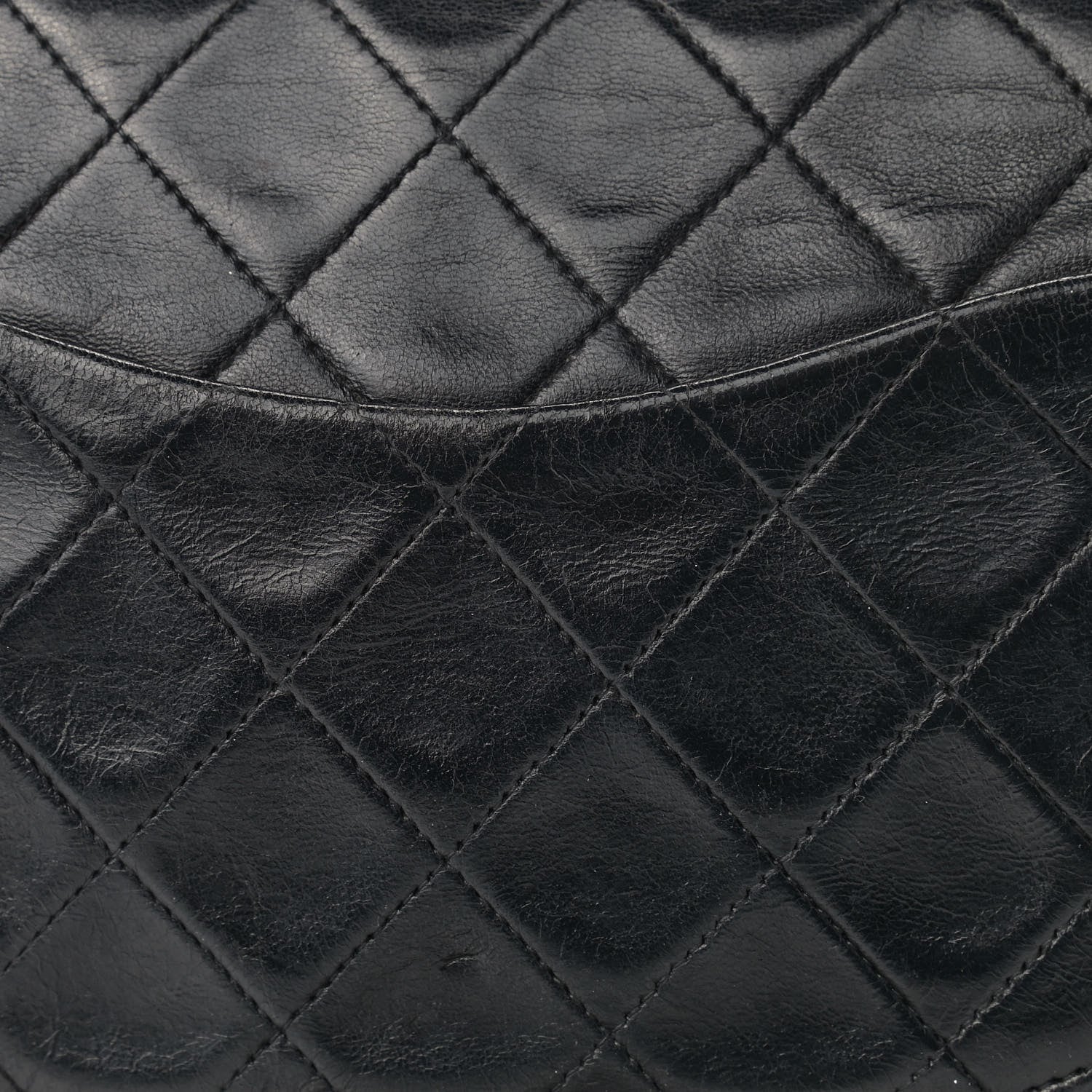 Chanel Lambskin Quilted Medium Double Flap Black 4 of 16