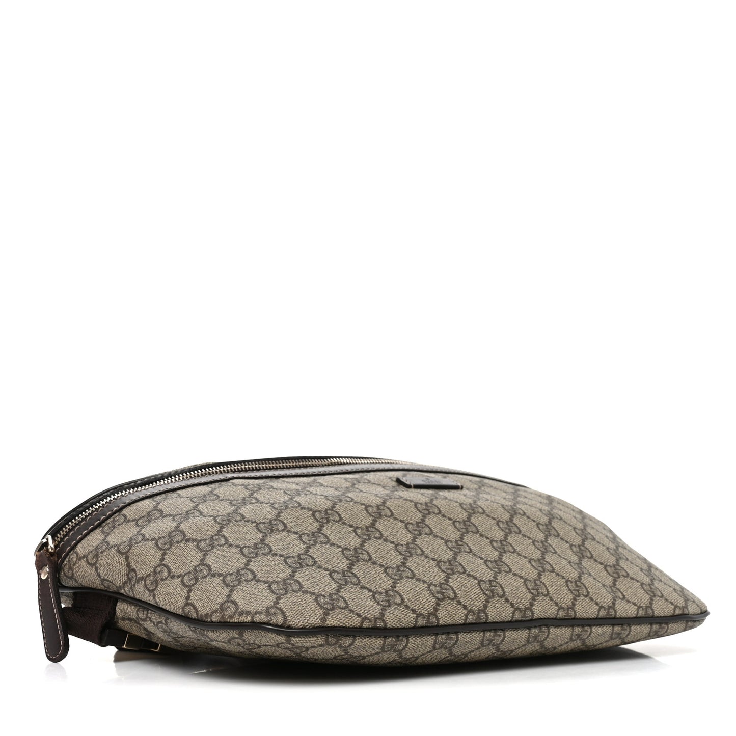 GG Supreme Monogram Belt Bag Dark Brown