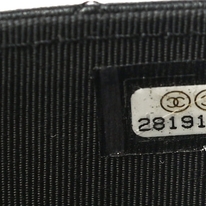 Chanel Lambskin Quilted Flap Card Holder Wallet Black 8 of 18