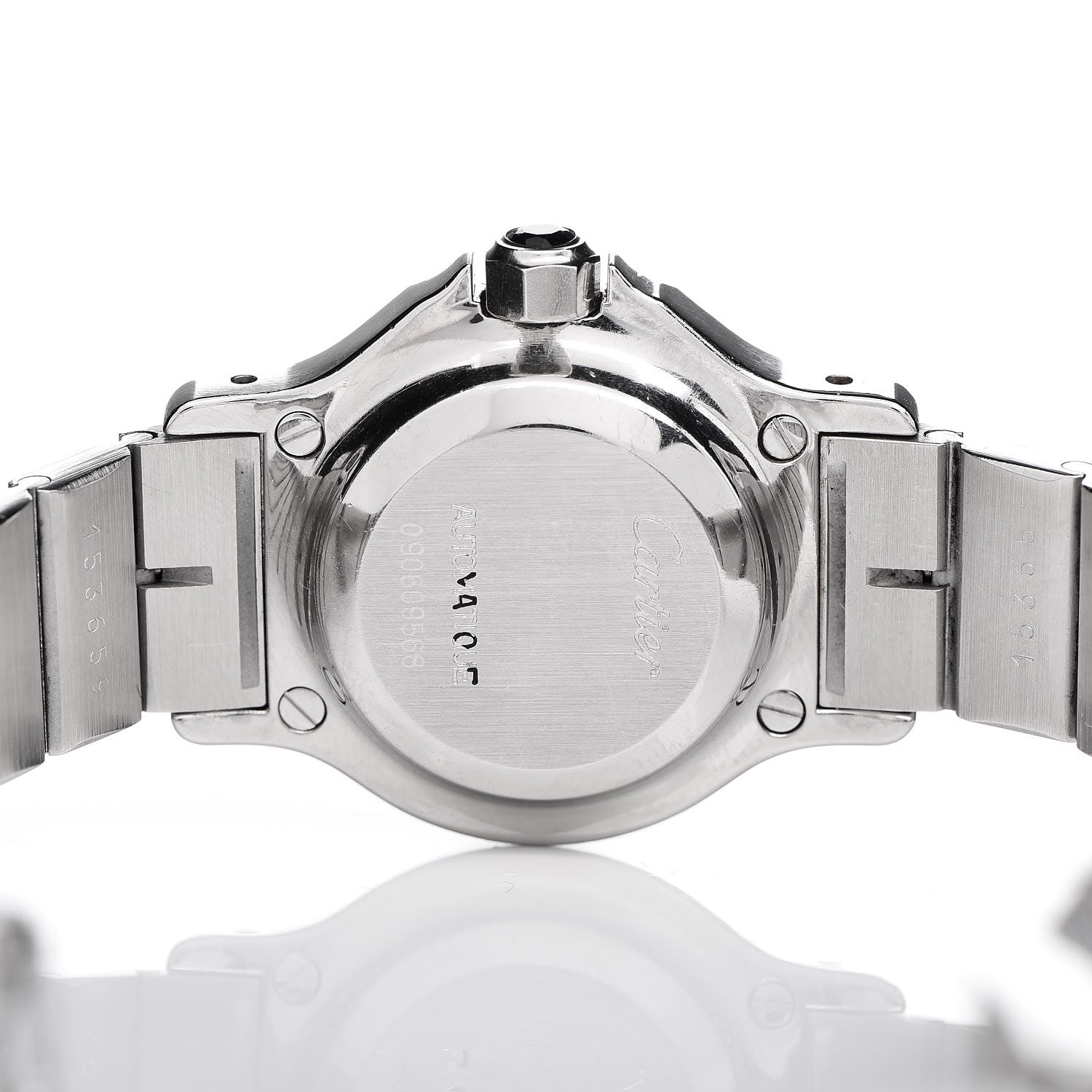 Cartier Stainless Steel 25mm Santos Octagon Automatic Watch 5 of 7
