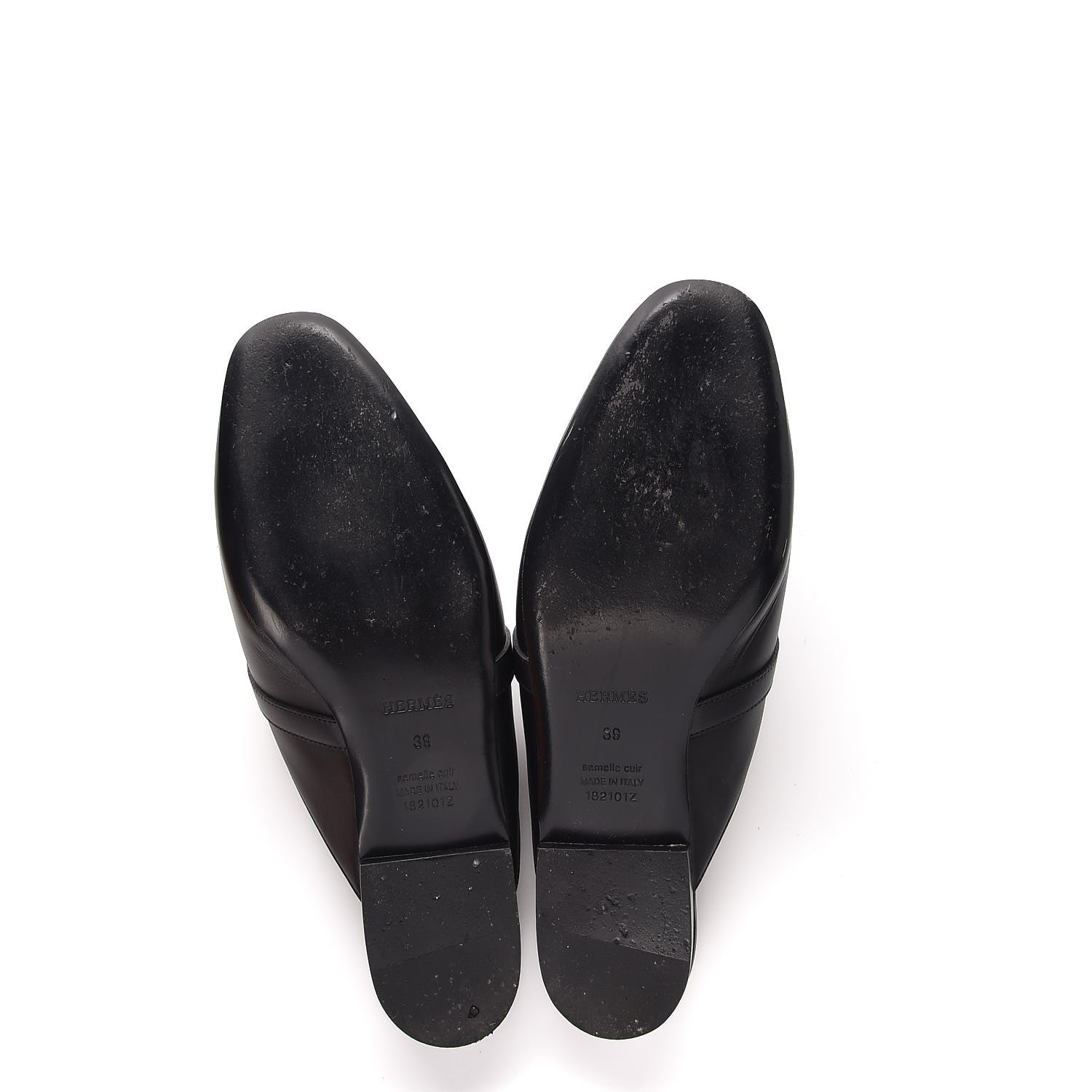 Hermes Calfskin Oz Mules 39 Black 7 of 13