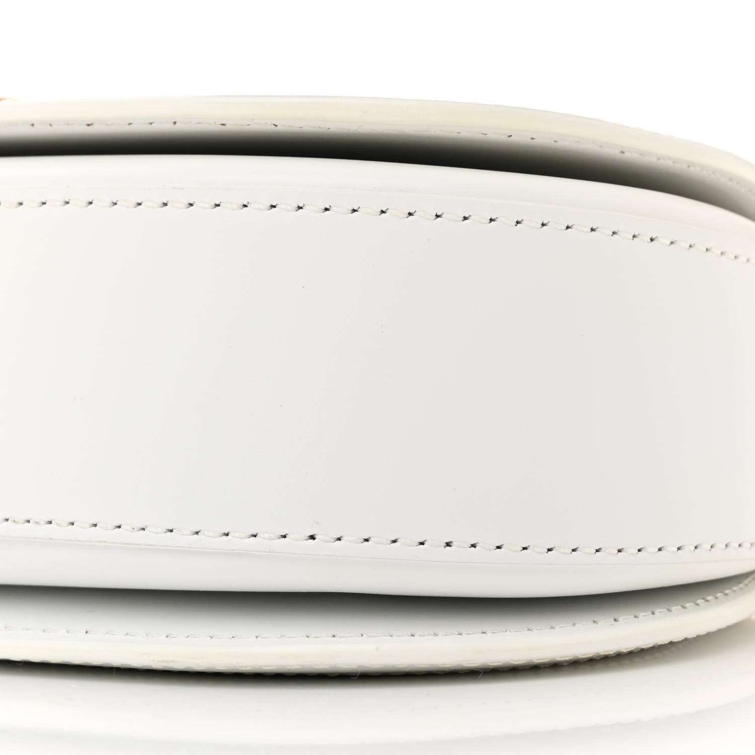 Versace Calfskin Medium Greca Goddess Shoulder Bag White 9 of 12