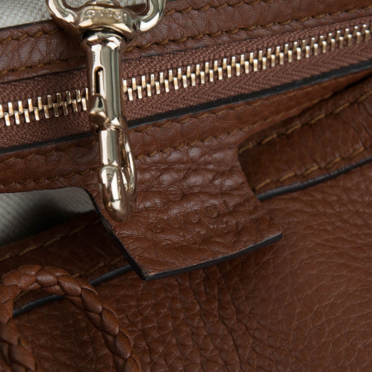 Gucci Cellarius Calfskin Medium Bella Tote Cuir 7 of 10
