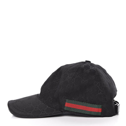 Gucci Monogram Web Baseball Hat S Black 4 of 9