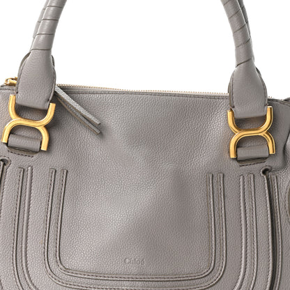 Chloe Calfskin Medium Marcie Satchel Cashmere Grey 8 of 10