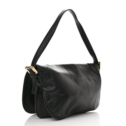 Gucci Calfskin Small Britt Shoulder Bag Black 2 of 10