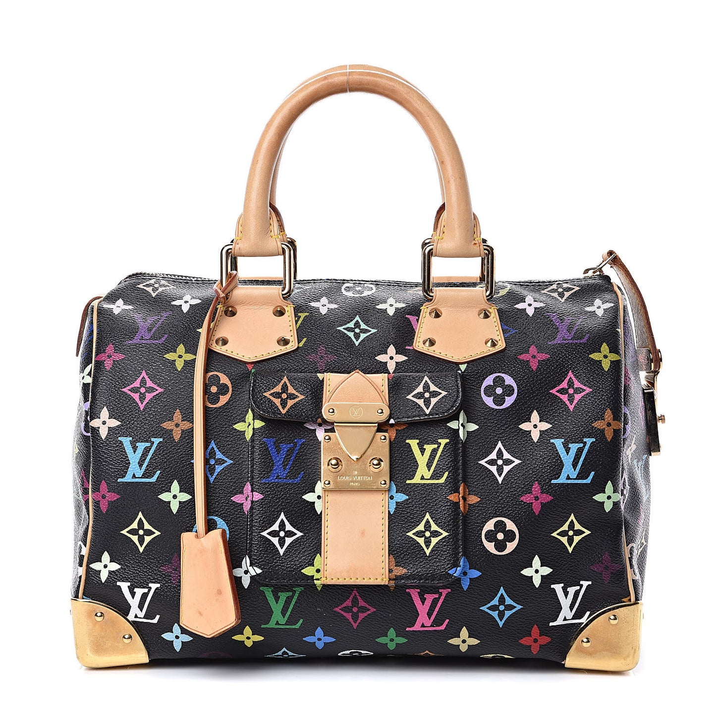 Monogram Multicolor Speedy 30 Black