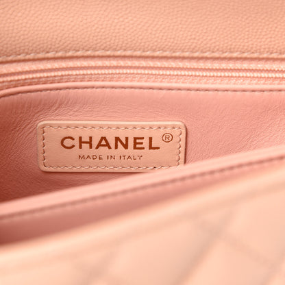 Chanel Caviar Quilted Small Coco Handle Flap Light Pink 8 of 10