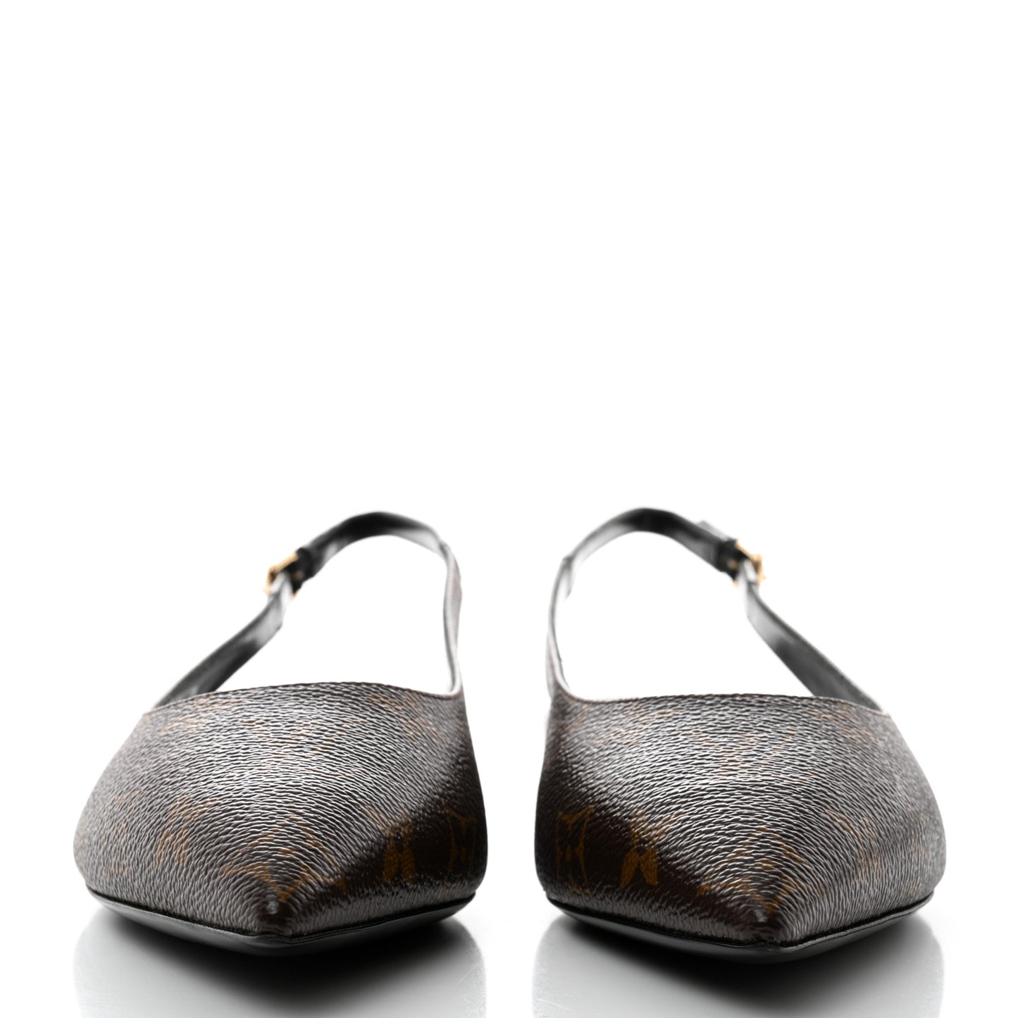 Patent Monogram Cherie Slingback Ballerina Flats 38