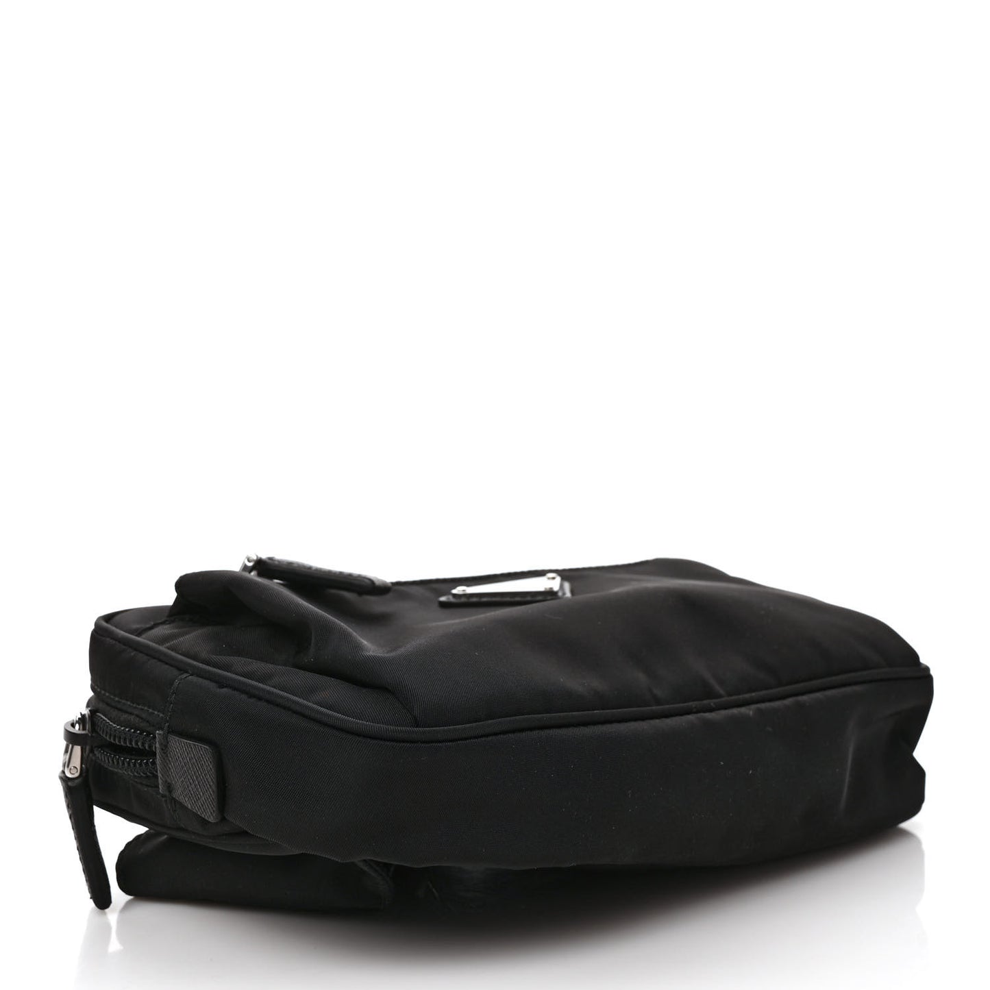 Re-Nylon Saffiano Belt Bag Black