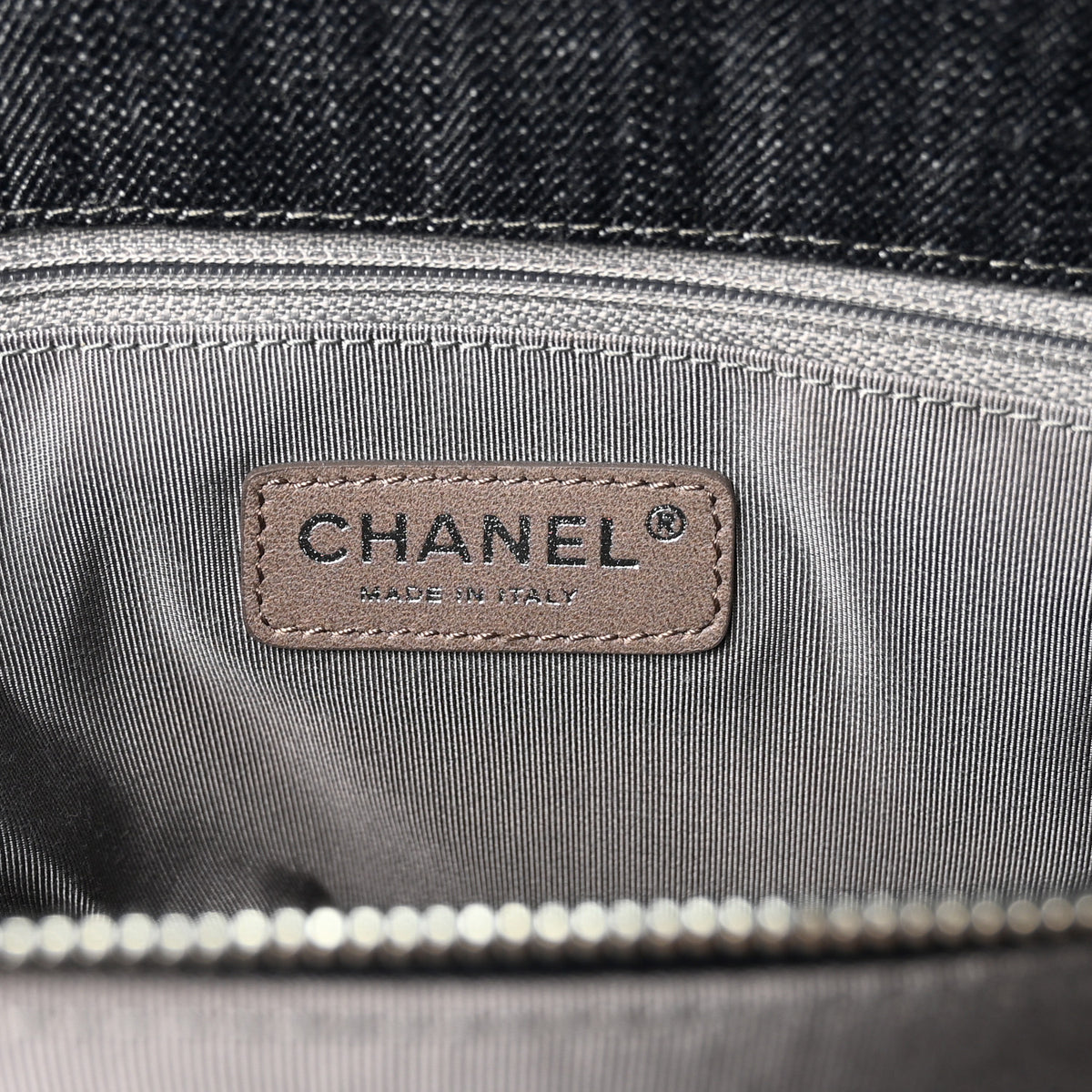 Denim Quilted Timeless Tote Dark Blue