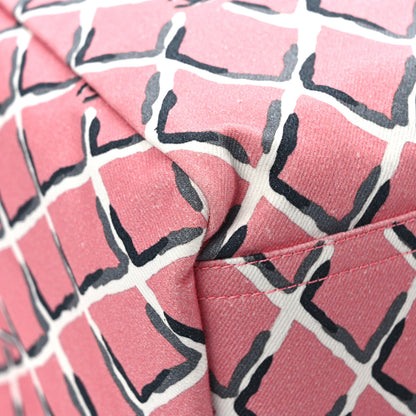 Chanel Canvas Printed Airline Drawstring Bag Pink 10 of 11