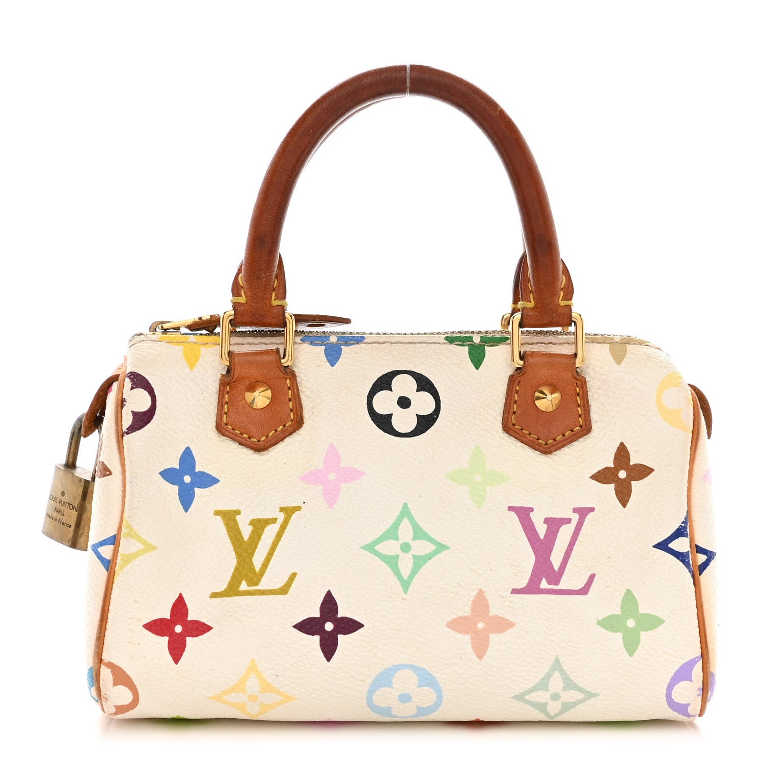 Louis Vuitton Monogram Multicolor Mini Sac HL Speedy White 1 of 12