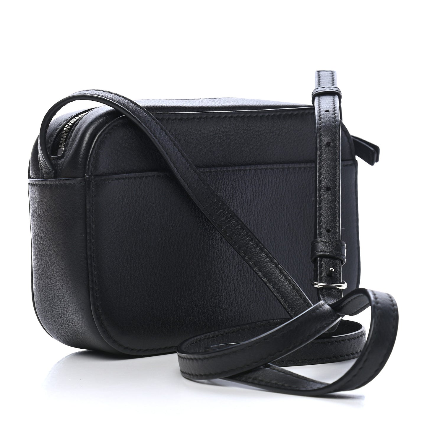 Calfskin Logo XS Everyday Camera Bag Black
