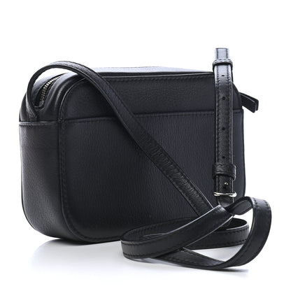 Balenciaga Calfskin Logo XS Everyday Camera Bag Black 3 of 8