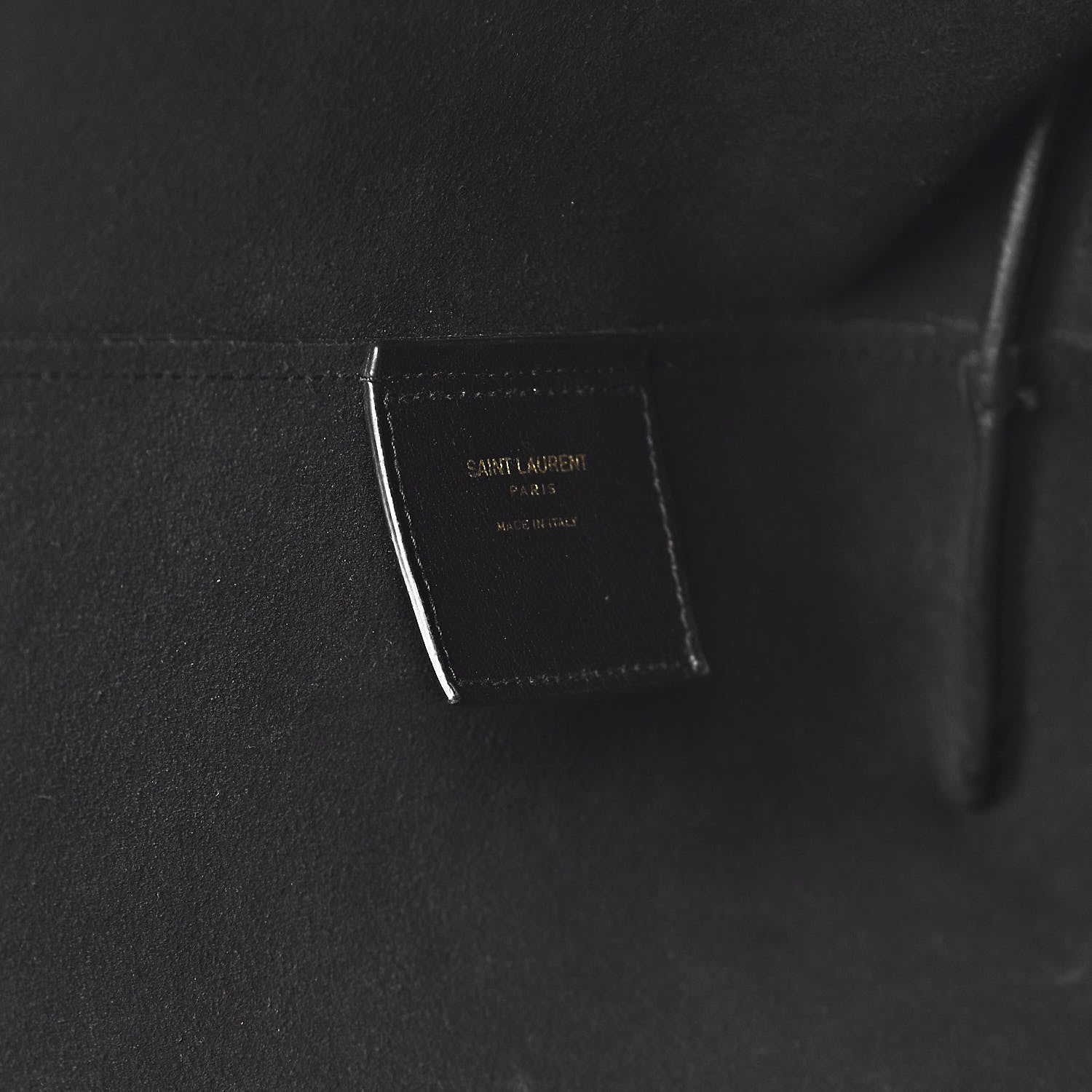 Saint Laurent Calfskin Large Shopping Tote Black 7 of 13