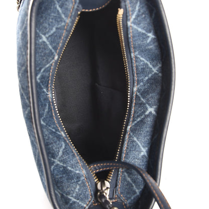 Chanel Denim Calfskin Small Gabrielle Hobo Blue 6 of 8