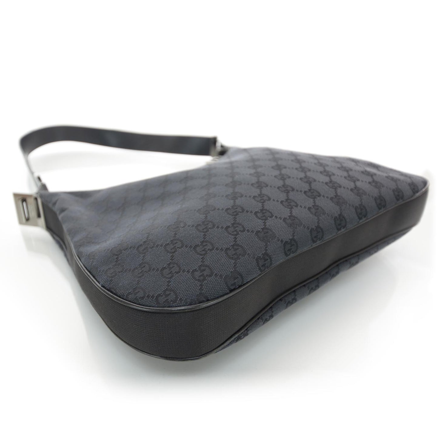 Monogram Canvas Messenger Bag Black