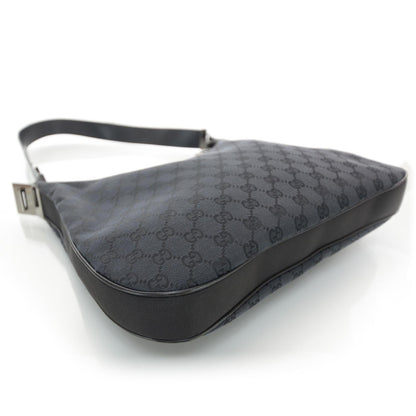 Gucci Monogram Canvas Messenger Bag Black 4 of 8