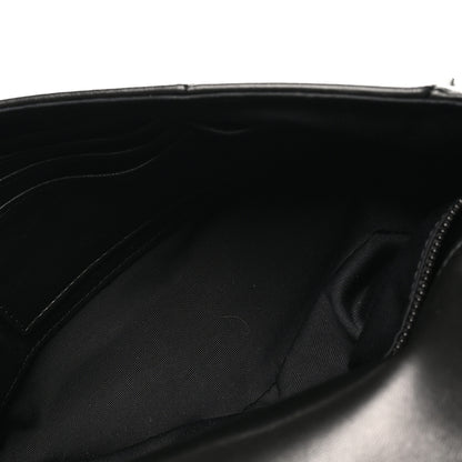 Saint Laurent Lambskin Patchwork Monochrome Monogram Medium Jamie Black 5 of 10
