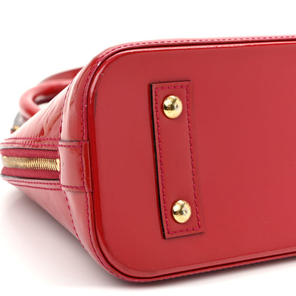 Louis Vuitton Vernis Alma BB Rose Indien 9 of 11