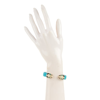 Bulgari Galuchat Serpenti Forever S Bracelet Aquarelle Turquoise. 2 of 5