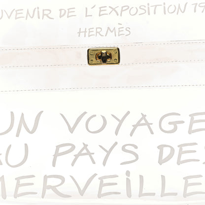 Hermes Vinyl Souvenir De L'Exposition Kelly Transparent 6 of 8
