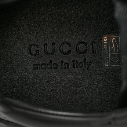 Gucci Dali Soft Calfskin Cut Out Interlocking G Mens Rhyton Sneakers 9 Black Ivoire 6 of 11