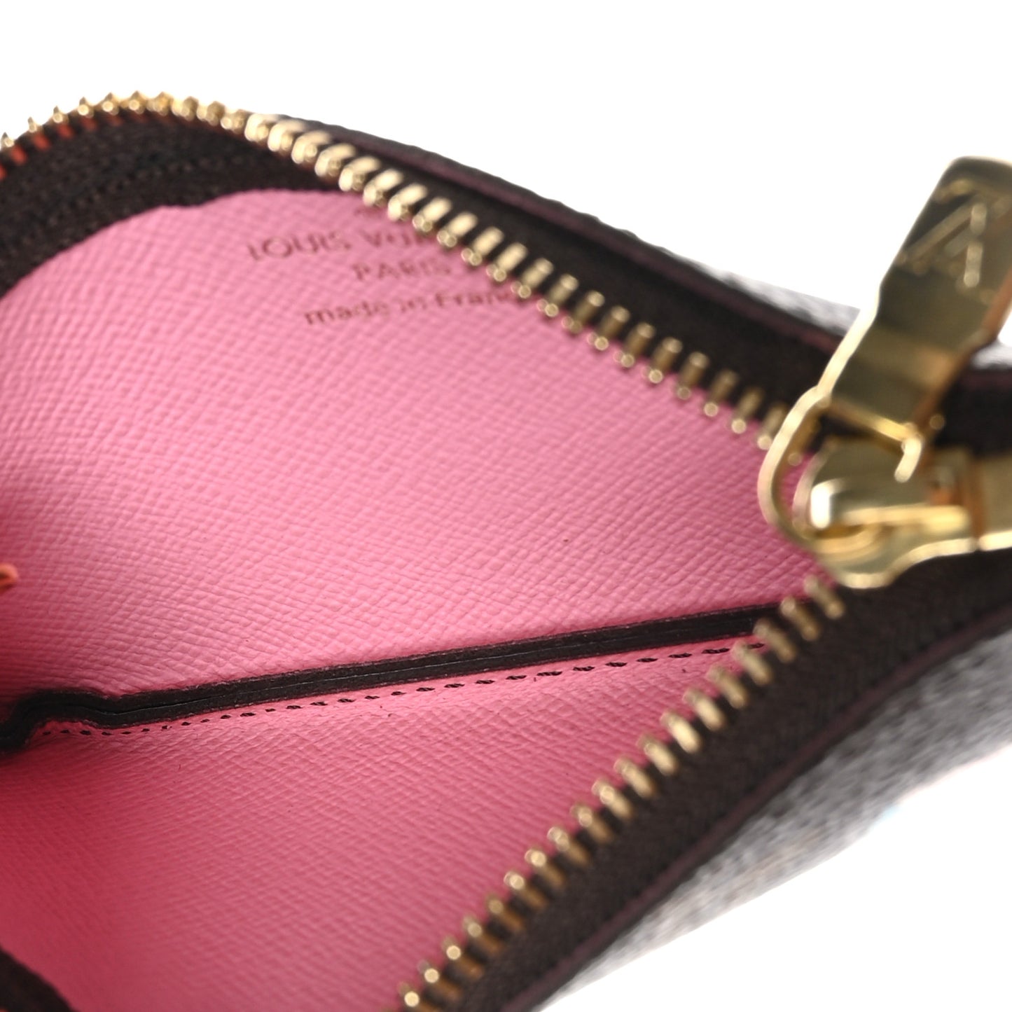 Monogram 2023 Christmas Animation Alpine Key Pouch Pink