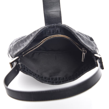 Fendi Zucchino Small Hobo Black 4 of 7