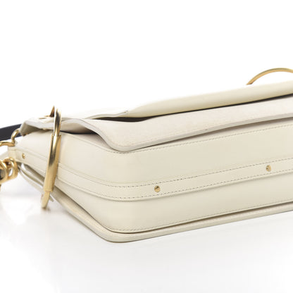Chloe Calfskin Medium Roy Bag Natural White 15 of 16