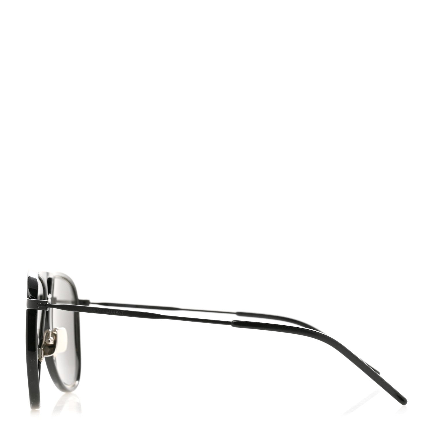 Saint Laurent Metal Aviator Classic 11 Rim Sunglasses Black 3 of 8