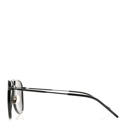 Saint Laurent Metal Aviator Classic 11 Rim Sunglasses Black 3 of 8